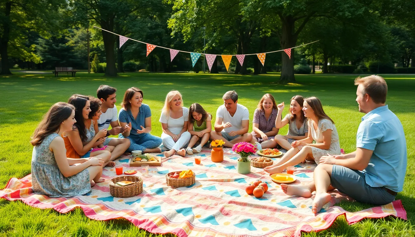 diverse community picnic celebrating budget-friendly gatherings.